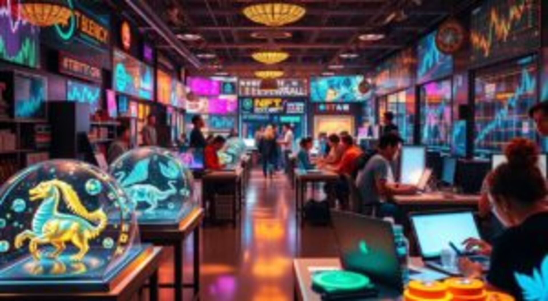 Mercado de NFTs e cripto freelas